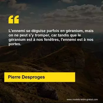 Citation Pierre Desproges