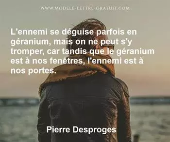 Citation de Pierre Desproges