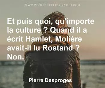 Citation de Pierre Desproges