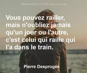 Citation de Pierre Desproges