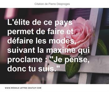 Citations Pierre Desproges