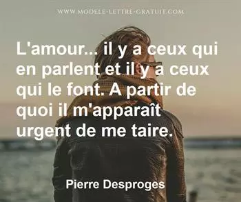 Citation de Pierre Desproges