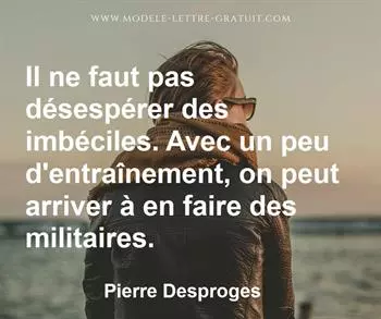 Citation de Pierre Desproges