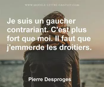 Citation de Pierre Desproges