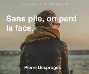 Citation de Pierre Desproges