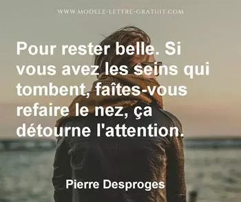 Citation de Pierre Desproges