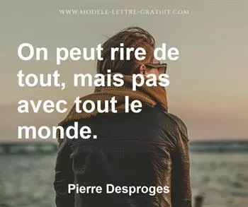 Citation de Pierre Desproges