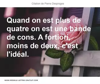Citations Pierre Desproges
