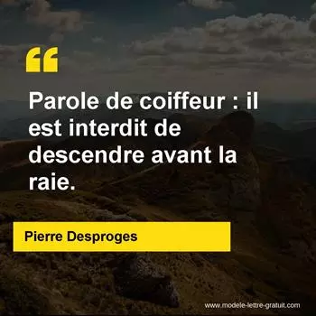 Citation Pierre Desproges