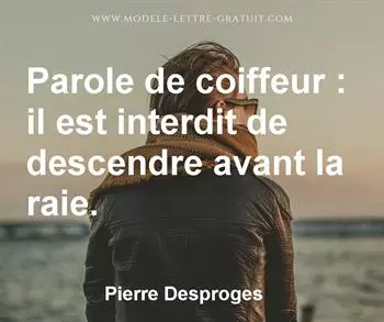 Citation de Pierre Desproges