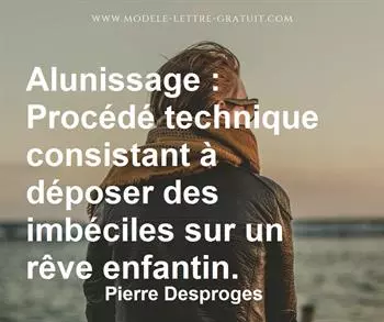 Citation de Pierre Desproges
