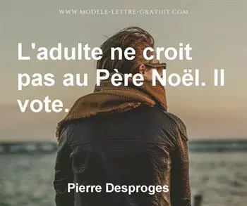 Citation de Pierre Desproges