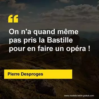 Citation Pierre Desproges