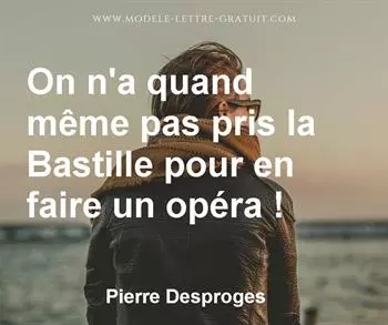 Citation de Pierre Desproges