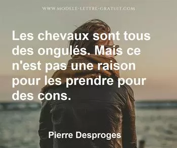 Citation de Pierre Desproges