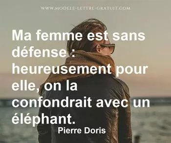 Citation de Pierre Doris