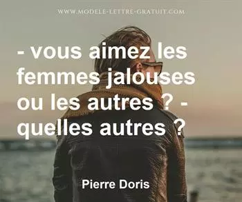 Citation de Pierre Doris
