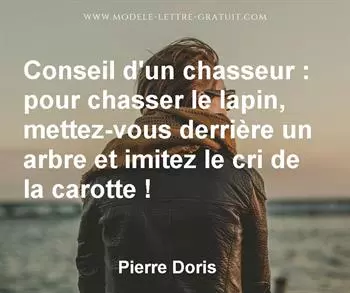 Citation de Pierre Doris
