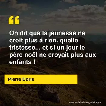 Citation Pierre Doris