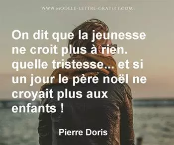 Citation de Pierre Doris
