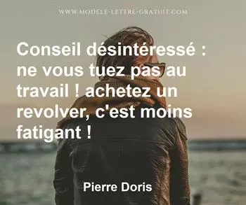 Citation de Pierre Doris