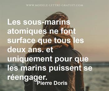 Citation de Pierre Doris