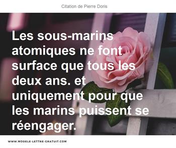 Citations Pierre Doris