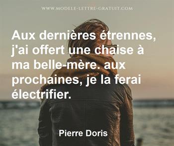 Citation de Pierre Doris