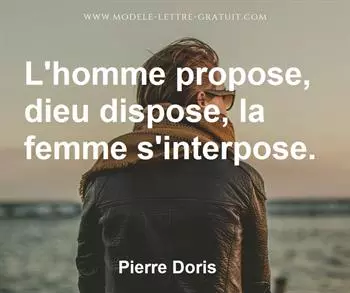 Citation de Pierre Doris