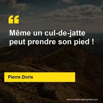 Citation Pierre Doris
