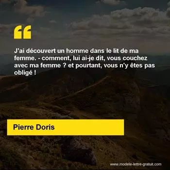 Citation Pierre Doris