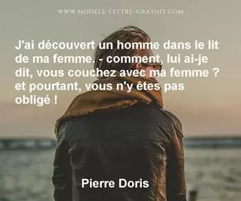 Citation de Pierre Doris