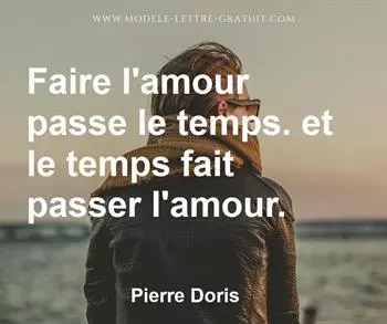 Citation de Pierre Doris