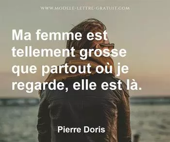Citation de Pierre Doris