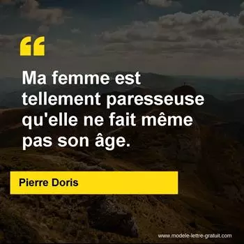 Citation Pierre Doris