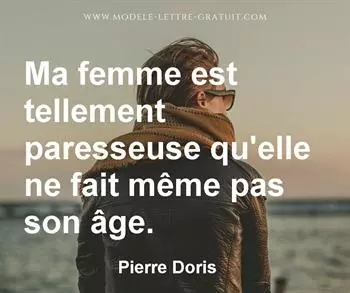 Citation de Pierre Doris