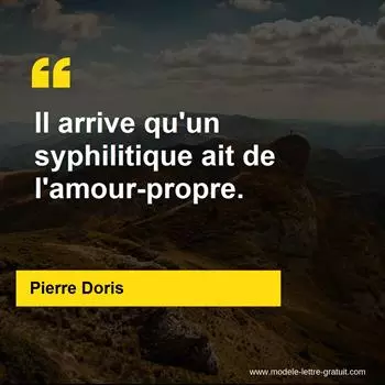 Citation Pierre Doris