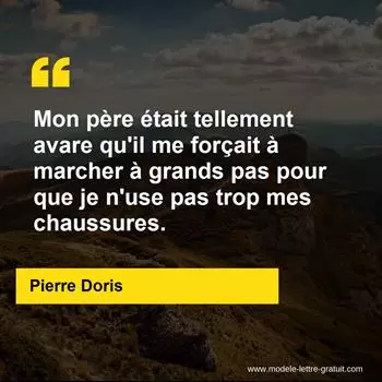 Citation Pierre Doris