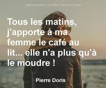 Citation de Pierre Doris