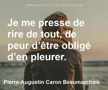 Citation de Pierre-Augustin Caron Beaumarchais