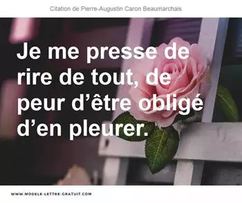 Citations Pierre-Augustin Caron Beaumarchais