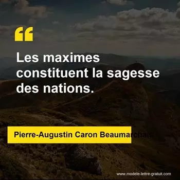 Citation Pierre-Augustin Caron Beaumarchais