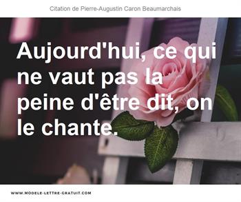 Citations Pierre-Augustin Caron Beaumarchais