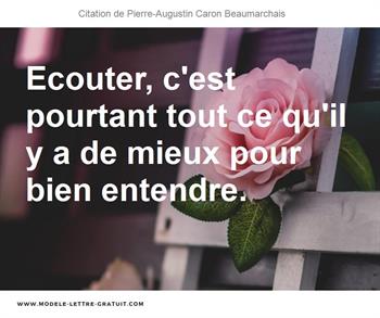 Citations Pierre-Augustin Caron Beaumarchais