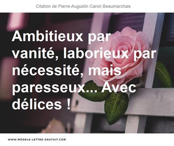 Citations Pierre-Augustin Caron Beaumarchais