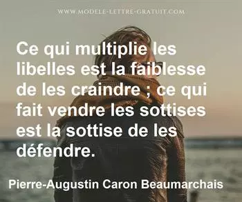 Citation de Pierre-Augustin Caron Beaumarchais