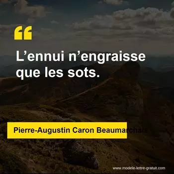 Citation Pierre-Augustin Caron Beaumarchais