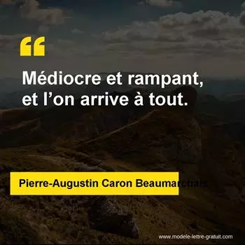 Citation Pierre-Augustin Caron Beaumarchais