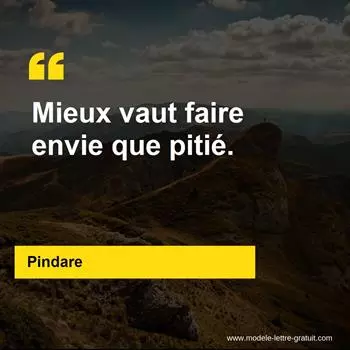 Citation Pindare