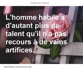 Citations Pindare